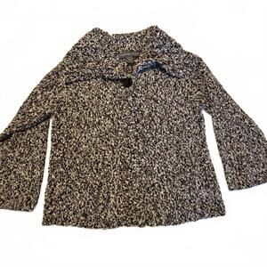 Josephine Chaus Black and White Cardigan